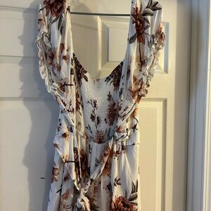 Floral Ruffle Shirt
